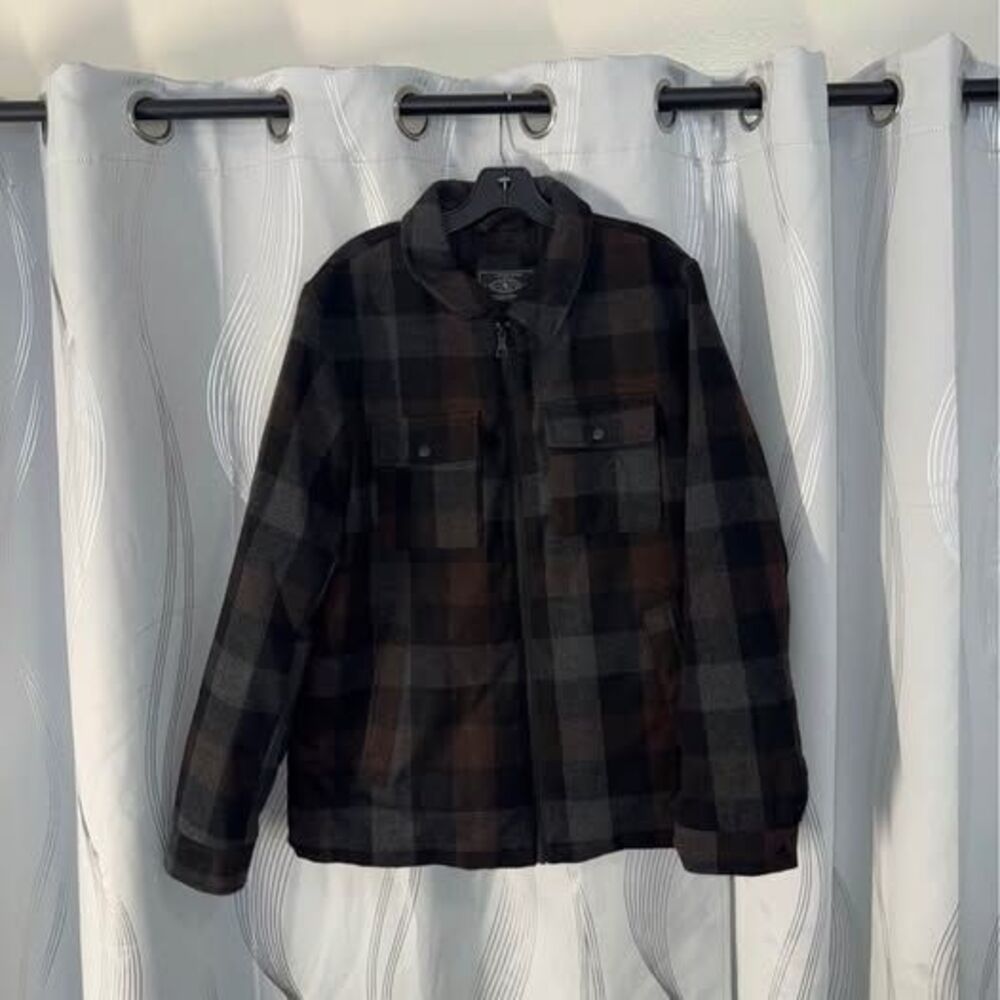 G.H. Bass & Co. Plaid Zip-Up Jacket